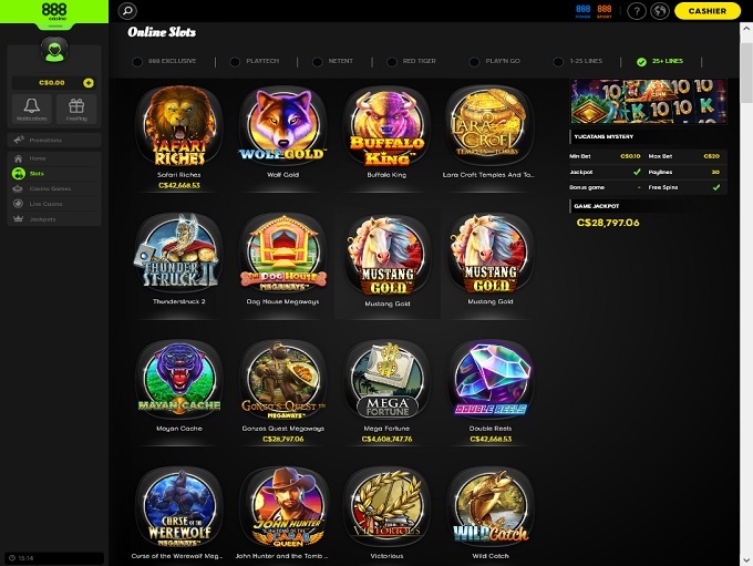 Preview 3 of 888 Casino Games